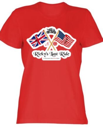 USA T-Shirt - Red (Ladies)