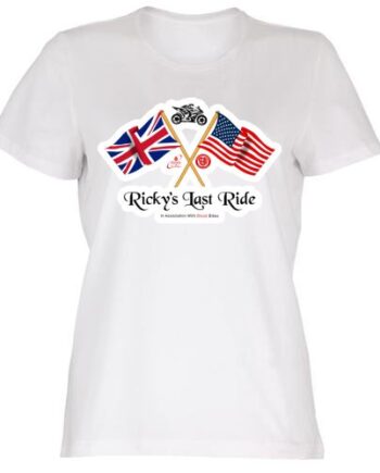 USA T-Shirt - White (Ladies)