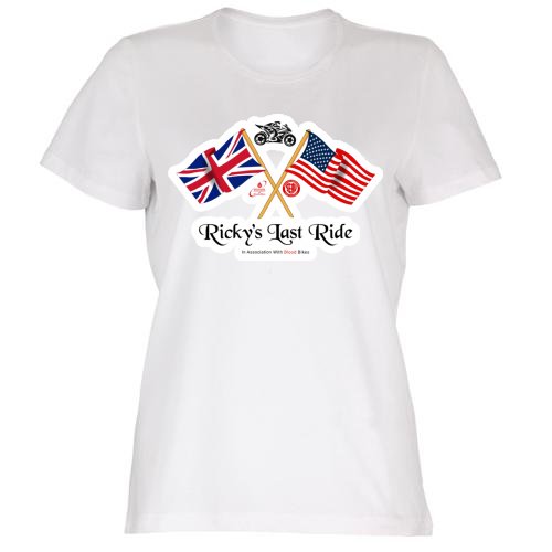 USA T-Shirt - White (Ladies)