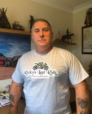Ricky's Last Ride Grey T-shirt
