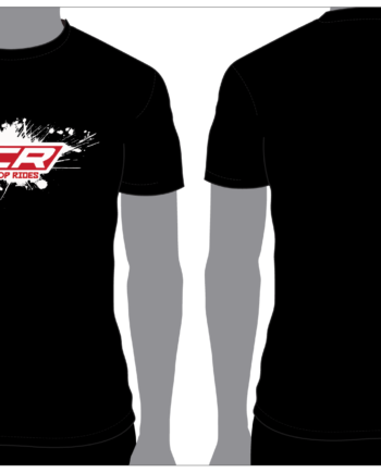 LCR T-Shirt - Black Tee with Splat