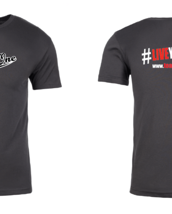 TeapotOne - Live Your Life tee - metal black