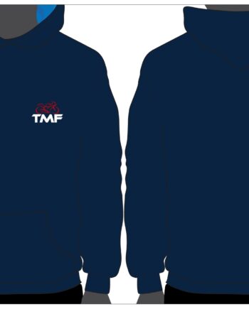 TMF Hoodie - French Navy and Sky Blue