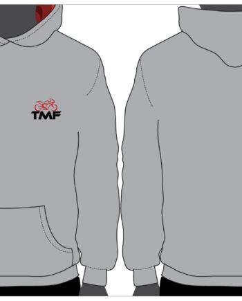 TMF Hoodie - Grey and Red