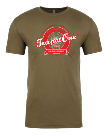 Bru-Time Tee - Green and Red
