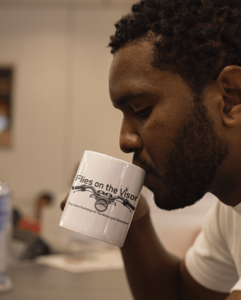 Flies on the Visor - The Magnificent Mug