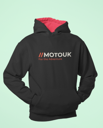 MotoUK - Black and Red Hoodie