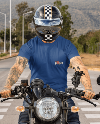 Mr Fish Super Cub Blue T-shirt