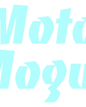 MotoMugel Logo - Blue Sticker