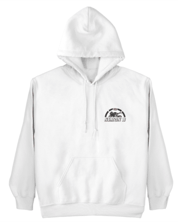 Mock up of white hoody